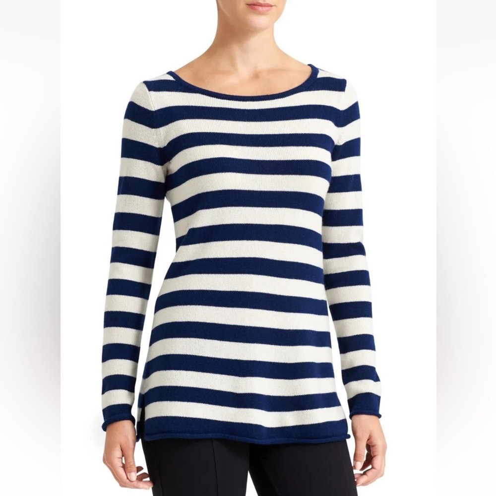 Athleta Cashmere Backcountry Sweater   Striped SZ XS #152715